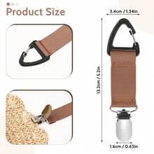 1PCS  Travel Hat Clip For Handbags, Backpacks, Luggage, Elastic Magnetic Hat Rack, Multifunctional Duckbill Clip, Outdoor Travel Accessories, Suitable For Men And Women