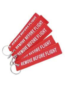 1pc Embroidered Key Chain, Keychain Tag For Removing Keys Before Flight, Suitable For Aviation, Motorcycle, Pilot, Keychain Tag, Handbag, Backpack, Pendant, Accessory, Christmas Gift Ideas Bag Lanyards With Id Holder Car Accessories Bag Charms