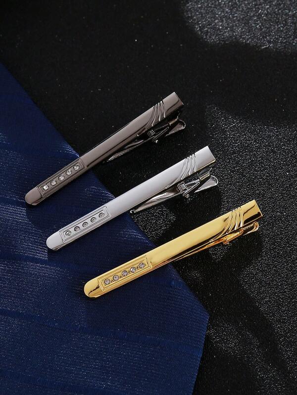 1 Stück Silber, Gold, Schwarz farbige Pistolen-förmige Krawattennadel, modische Bräutigam Krawattennadel, Eisen Business Professionelle Sicherheits-Krawattennadel, geeignet für Hochzeit, Bräutigam, Hochzeitstag, Business Formal, Party