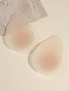 2/4Pcs Plus Size Silicone Nipple Covers Ultra-Thin Breast Lift Sticky Bra Reusable Invisible Pasties For Strapless Dress - Multicolor - View 11