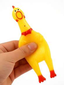 Chicken Chew Toy Fun Sound Toy For Dogs 3 Sizes - Yellow - View 8