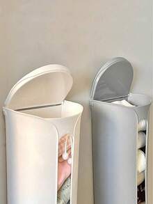 1 pieza Estante de pared para almacenamiento de ropa interior, organizador de armario para dormitorio, caja colgante de almacenamiento de calcetines para el hogar - Multicolor - Ver 4