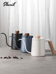 shoxil 1pc Pour Over Coffee Kettle, Stainless Steel Gooseneck Spout Coffee Pot, For Home Office Coffee Shop - Coffee Maker - View 12