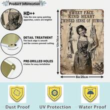 Retro Women Tin Sign If Mama Ain't Happy Ain't Nobody Happy Funny Rustic Wall Decor Wall Art Vintage Print Metal Signs Poster Bar Pub Shop Home Office Indoor 12 * 8in(Pack Of 1) - 女性錫標誌 009 - 查看 9