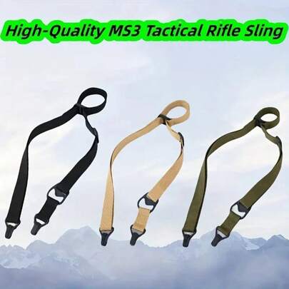 MS3 Sling, Adjustable Multi-Functional Nylon Sling: High-Quality GunSling For Camping And Travel
