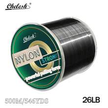 Chelesh 546yds Super Strong Nylon Monofilament Fishing Line, Available In Olive Green, Gray, Transparent, Fuchsia, Parallel Winding Craft, High Strength, Good Water Cutting Performance, Multiple Strengths Available, Father's Day Fishing Gift, Jewelry Making DIY - Multicolor - View 18