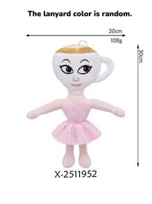 新款 Tung Tung Saur 毛绒娃娃，意大利 Brainrot Tralalero Tralala 和 Shinpanzinni Bananini Cappuccino 毛绒玩具，适合儿童派对、节日、生日、减压玩具、奇特毛绒动物 - 彩色 - 查看 11