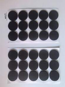 EVA Non-Slip Foot Pads Set, Suitable For Furniture, Tables, Chairs, Hardware, Firmly Grips Hardwood Floors And Smooth Surfaces, Chair Leg Floor Protectors, Available In Multiple Sizes - Black - View 8