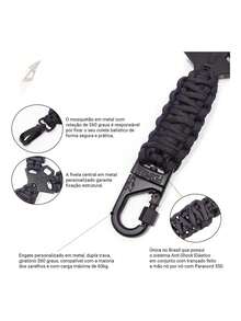 Fairsoft Bandoleira Tática Militar Para Fuzil Rifle De Colete Em Paracord Caça Polícia Pegasus Fairsoft