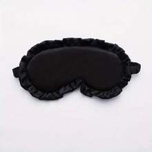 Lace Eye Mask, Sleep Elastic Strap Light Blocking No Pressure Travel Embroidery Eye Mask - 1件 黑色 - 查看 11
