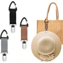 1PCS  Travel Hat Clip For Handbags, Backpacks, Luggage, Elastic Magnetic Hat Rack, Multifunctional Duckbill Clip, Outdoor Travel Accessories, Suitable For Men And Women