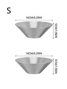 1/2Pcs Stainless Steel Mixing Bowls Decorative Esthetician Bowls For Wedding Christmas Party Baking Prepping Serving Facial Food Salad Fruit Snack Soup Cereal(6.2/8.8 Inch,Silver)