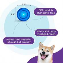 Outward Hound By Planet Dog Snoop Durable Interactive Treat Dispensing Dog Toy, Large, Blue - MàuF - Xem 3