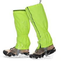 Polainas Lixada para esquiar al aire libre, acampar, senderismo, escalada, Legging impermeable para nieve, a prueba de viento, Teekking, botas de nieve para el desierto, cubierta para zapatos ICZV - Verde claro - Ver 11