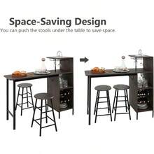 Dining Table & Chair Sets - Brown - View 7