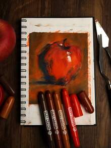 Bộ bút sáp màu Mobee chất lượng cao 12/24/36 màu, màu nước mịn, đạt tiêu chuẩn Châu Âu, chất liệu cao cấp, thích hợp cho vẽ tranh và sáng tạo, bảo vệ tầng ozone. - Xem 6