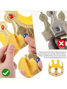 تاج ملك عيد الميلاد قطعة واحدة، تاج الأمير والأميرة بتاج ذهبي، تاج الملكة، قبعة مع أحجار كريمة، لوازم حفلة عيد الميلاد، إكليل الرأس، زينة الكعكة، تاج الملك الذهبي لعيد الميلاد، طقم ملابس الاحتفال، اكسسوارات حفلة، أغطية الرأس، دعائم الصور، قبعة ذهبية قابلة للتعديل، اكسسوارات ملابس حفلة عيد الميلاد