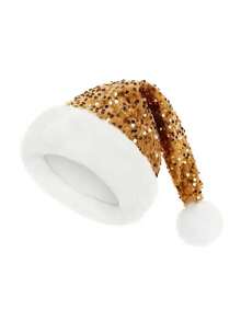 1 pièce Chapeau de Noël pailleté, cadeau de fête de Noël chaud et moelleux pour rassemblement festif, costume de festival