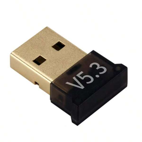 Adaptateur Bluetooth 5.3 sans pilote, récepteur USB Bluetooth pour ordinateur portable et de bureau, convertisseur audio sans fil