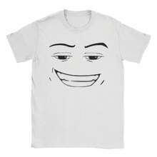 Women Robot Robloxs Man Face Gaming Meme T Shirts Women Clothing Vintage Short Sleeve Round Neck Tees Unique T-Shirts - White30 - 查看 1