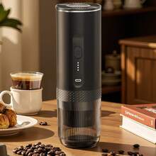 Portable Coffee Maker, Suitable For Coffee Powder And Capsules, With Heating Function, Supports USB-C Charging, Essential For Travel, Outdoor, Office And Car, Also An Ideal Valentine's Day Gift