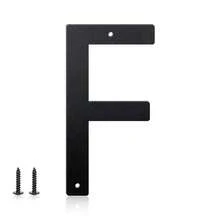 5 Incn Metal Aluminium House Numbers Letters, Black House Address Letters, Outdoor Mailbox Numbers, Modern Metal Address Number Letter For Homes, Apartments, Farms
