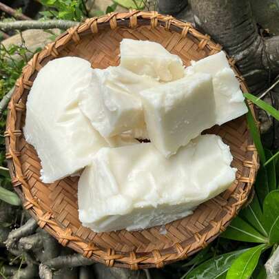 100g/500g/1000g, Bloques de cera de soja con chips/pellets de color blanco cremoso Premium de cera de coco para materiales de elaboración de velas de aromaterapia DIY, velas de soja, velas decorativas, elaboración de velas perfumadas, cera para velas caseras - Mezcla de cera de coco - Mezcla cremosa para recetas de fragrancia de alta carga