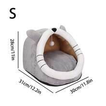 1pc Comfortable & Cute Cat/Small Dog Bed, Suitable For All Seasons - Multicolor - View 10