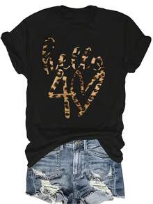 Camiseta de cumpleaños "Hello 40" Unisex de verano, casual, transpirable, de personalidad, cuello redondo, manga corta, ropa de calle, versátil, adecuada para adolescentes y adultos - Negro - Ver 1