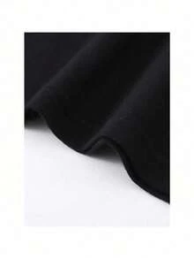 Disney Authorized Fashion Spring And Summer Men's Casual Short-Sleeved T-Shirt Shi Diqi Mother Printed Patterns And Words Soft And Comfortable Round Neck Short-Sleeved T-Shirt Disney Authorized Men And Women With The Same T-Shirt Men's Fashion Casual T-Shirt Comfortable Short-Sleeved T-Shirt Simple Short-Sleeved Fashion Design Daily Travel Party Home Wear Suitable For Holiday Gifts. - 黑色 - 查看 5