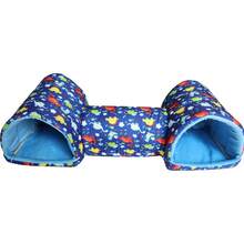 1个舒适宠物躲藏处，适合玩耍和睡觉 - 小型动物角落隧道床，豚鼠屋，易于组装的雪貂躲藏处，适合豚鼠、仓鼠和其他小型宠物