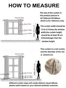 1 szt. haftowana zasłona w stylu europejskim, kieszeń na drążek bez wiercenia, frędzlowa zasłona dzieląca pokój/krótka zasłona kuchenna, zapewniająca prywatność w sypialni, gabinecie, salonie, na balkonie, w kawiarni i hotelu, codzienna dekoracja okna domowego