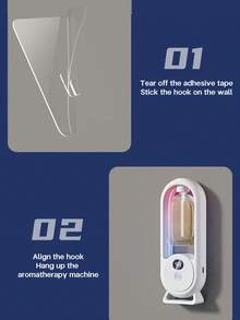 可充电香薰机，5 种模式精油扩散器，空气清新剂扩散器，适用于家庭、汽车、浴室除臭器、加湿器、商业用途，香味选项：茉莉花、真我、栀子花、香格里拉、薰衣草、宁静 - 彩色 - 查看 11