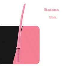 A Casual-Style Plastic Telescopic Samurai Sword, Suitable For Role-Playing, Theatrical Performances, Fun Photo Props, And Halloween Party Costumes/Weapons. (For Decorative Purposes Only; Not For Felling.) - Multicolor - View 12