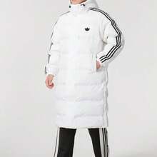 Adidas Herren Dicker, warmer und winddichter Daunenjacke mit Dreiblatt-Logo