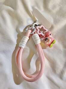 1 件多巴胺可爱时尚手机挂绳、钥匙扣、包包挂件、腕带 - 彩色 - 查看 4