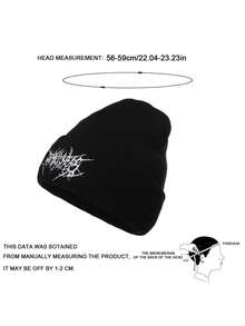 1/2pcs Unisex Casual Knitted Beanie Hat, Ski Hat, Cycling Cap, Warm And Windproof - Style U - View 7