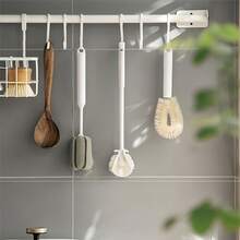 Set de 5 cepillos de limpieza de cocina, incluye cepillo para tazas, cepillo largo para botellas, cepillo quitamanchas de té, versátil para botellas, tazas, ranuras, herramientas de limpieza, regalo de Navidad