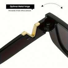 Stylish Cat Eye Women's Glasses - Luxurious V-Shaped Design, Anti-Glare Lenses, Lightweight PC Frame, Suitable For Driving And Fashion - màu đen - Xem 9