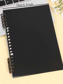 1/2 件马卡龙 A5 软封面可拆卸线圈笔记本，高中生美学记事本 - 彩色 - 查看 17