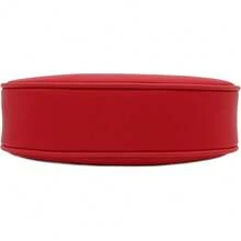 FashionPuzzle Small Crescent Shoulder Bag Underarm Purse - 紅/紅 - 查看 4