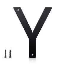 5 Incn Metal Aluminium House Numbers Letters, Black House Address Letters, Outdoor Mailbox Numbers, Modern Metal Address Number Letter For Homes, Apartments, Farms