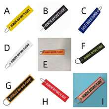 1pc Embroidered Key Chain, Keychain Tag For Removing Keys Before Flight, Suitable For Aviation, Motorcycle, Pilot, Keychain Tag, Handbag, Backpack, Pendant, Accessory, Christmas Gift Ideas Bag Lanyards With Id Holder Car Accessories Bag Charms