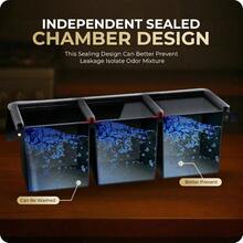 Large Cube Trays Whiskey, Silicone Cube Tray, With Reinforced Steel Ring Top, Makes 12 2 - In Cubes, Square Tray Cocktails, Whiskey, Coffee. 2 Pack - Màu xanh nước biển - Xem 4