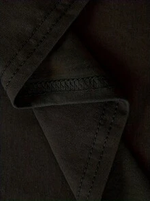 [Mother's Day Gift, Rocking The Nana Life] Soft & Comfortable Women's T-Shirt - Rocking The Nana Life   Casual Short Sleeve Round Neck Top, Black With White Letter Print, Perfect Mother's Day Gift For Grandma, Spring Casual Wear - 黑色 - 查看 5