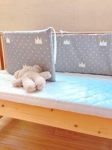 1pc Baby & Kids Bed Rail Guard, All Season Crib Bumper, Removable & Washable Bed Safety Guard, Prevent Falls & Crush, Suitable For Girls & Boys, Holiday Gift