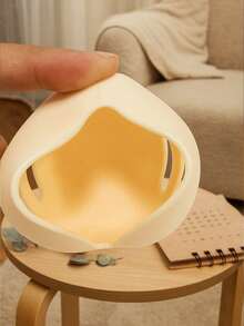 1pc Silicone Egg Shell Shaped Makeup Sponge Case, Cosmetic Storage Box, Powder Puff Holder, Suitable For Loose Powder, Compact Powder, Breathable And Portable Design For Home, Office, School, Outdoor, Travel, Makeup Tools,Makeup,Cheap,Room Decor,Vanity,Travel,Bedroom,Makeup Accessories,Puff,Makeup Blender,Powder Puff,Makeup Sponge