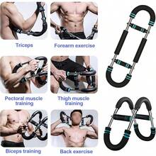 Twister Arm Trainer, U-förmiger Twister Arm Trainer, Brust Trainer für Männer, Oberschenkel-Master Trainer, Körperkraft, Fitness-Ausrüstung, verstellbarer Brust-Trainer für Männer