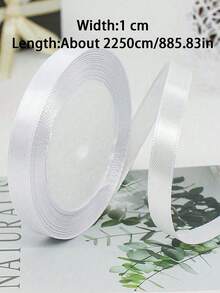 1卷/2卷/5卷装，1厘米宽涤纶丝带蝴蝶结装饰丝带，适用于婚礼、DIY手工、插花、烘焙包装、礼品包装等，高端装饰丝带，适合礼品包装、花束、生日派对、情人节、婚礼、手工艺品、发饰、蝴蝶结、万圣节、圣诞节等场合。 - 彩色 - 查看 9