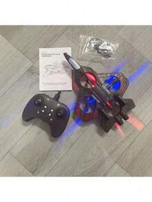 Avión RC 2.4GHz Acrobático con Luces LED, 4 Canales 6 Ejes de Giro, Control Remoto de Largo Alcance, Modelo de Espuma EPP para Interior/Exterior, Regalo para Adultos y Principiantes - Rojo - Ver 9